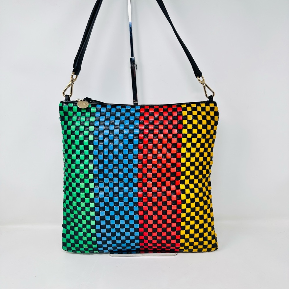 Clare V folder clutch bag